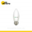 Світлодіодна лампа Ecolamp LED С37 6W Е27 4100K 510lm LITE Олександрія