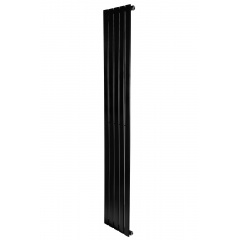 Вертикальный дизайнерский радиатор ARTTIDESIGN Livorno 5/1600 чёрный мат Мукачево
