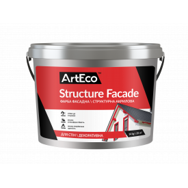 Фарба фасадна структурна ARTECO NEW 10л (14кг)