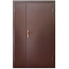 Двері вхідні ПРЕМІУМ RAL-8019 метал\метал 120 см ліві Київ