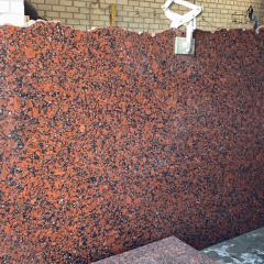 Натуральная плитка из Капустянского гранита красная Киев