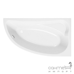 Ассиметричная акриловая ванна Kolpa-San Calando-L 150x85 белая левосторонняя Ровно
