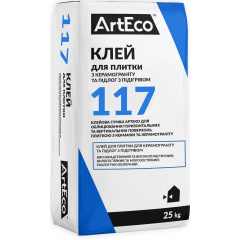 Клей для плитки ARTECO 117 (Еластичний) 25 кг(54) Вінниця
