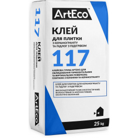 Клей для плитки ARTECO 117 (Еластичний) 25 кг(54)