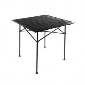 Cкладной портативный стол Lesko S5433 82*80 см Черный