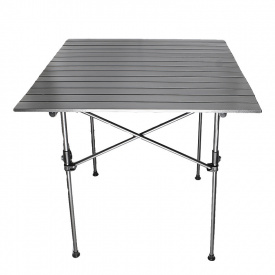 Портативный стол складной Lesko S5433 Серый (7597-24978)