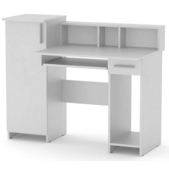 Комп'ютерний стіл Компаніт Пі-Пі-2 1175 x600 736 мм в кольорі білого-німфея Житомир