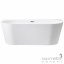 Акриловая отдельностоящая пристенная ванна Rea Victoria REA-W0030 белая Черкассы