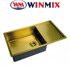 Кухонная мойка Winmix WM 7844-200x1.2-PVD-GOLD Ахтырка