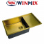 Кухонная мойка Winmix WM 7844-200x1.2-PVD-GOLD Суми