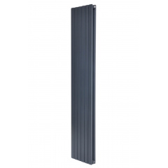 Вертикальный дизайнерский радиатор ARTTIDESIGN Terni II 6/1800/354/50 серый Полтава