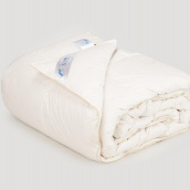 Одеяло IGLEN Climate-comfort 100% пух серый Теплое 160х215 см Белый (16021510G)