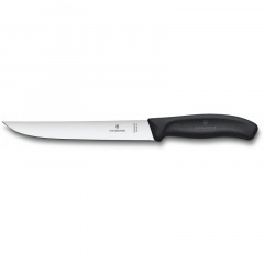 Кухонный нож Victorinox SwissClassic Carving разделочный 18 см Черный (6.8103.18B) Запорожье