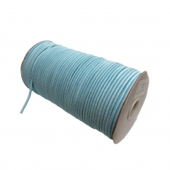 Шнурок-резинка круглый Luxyart 3 мм 500 м Голубой (Р3-3) Хмельницький