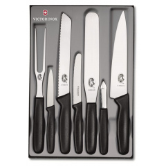 Набор кухонных ножей Victorinox Kitchen Set 7 шт. Черный (5.1103.7) Суми