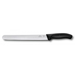 Кухонный нож для нарезки Victorinox Swiss Classic Slicing 25 см Черный (6.8223.25B) Івано-Франківськ