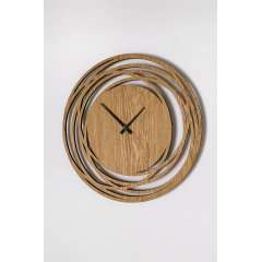 Часы деревянные Moku Shirakawa 48 x 48 см Коричневый Киев