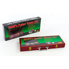 Набор для покера в деревянном кейсе SP-Sport IG-6645 на 500 фишек Запорожье