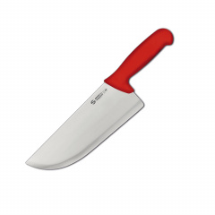 Нож мясника тяжелый Sanelli Ambrogio Supra 28 см Красный (77982) Киев