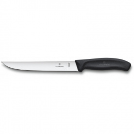 Кухонный нож Victorinox SwissClassic Carving разделочный 18 см Черный (6.8103.18B)