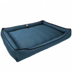 Лежак для собак всех пород EGO Bosyak Рогожка 2XL 115x95 Синий (спальное место для больших собак)