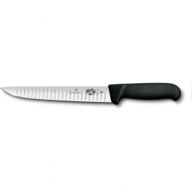 Кухонный нож мясника Victorinox Fibrox Sticking 20 см Черный (5.5523.20)