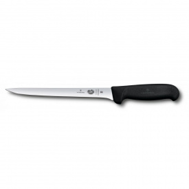 Кухонный нож Victorinox Fibrox филейный для рыбы 200 мм Черный (5.3763.20)