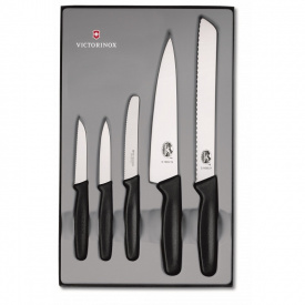 Кухонный набор ножей Victorinox Kitchen Set 5 шт. Черный (5.1163.5)