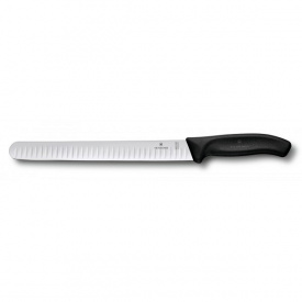 Кухонный нож для нарезки Victorinox Swiss Classic Slicing 25 см Черный (6.8223.25B)