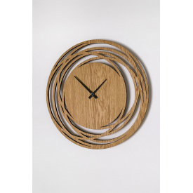 Часы деревянные Moku Shirakawa 48 x 48 см Коричневый