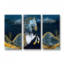 Модульная картина Malevich Store Sky Horse 156x100 см (MK311648)