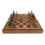 Набор из 3 игр шахматы нарды шашки ITALFAMA Римляне против варваров 36 х 36 см (1993219MAP) Мелітополь