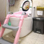 Накладка на унитаз с лесенкой Baby Assistant DA6900 Розово-серый Луцк