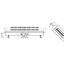 Щелевой трап для душа BW Tech 80 см нержавейка поворотный выход (RSP01800) Житомир