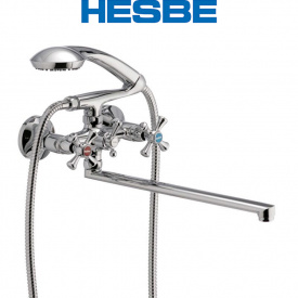 Смеситель для ванны длинный нос HESBE SMES (Chr-143)