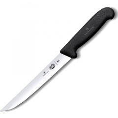 Кухонный филейный нож Victorinox Fibrox Carving 18 см Черный (5.2803.18) Рівне