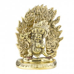 Статуя HandiCraft Махакалы тиб. Бернаг Чен Бронза Непал 9 см (26760) Суми