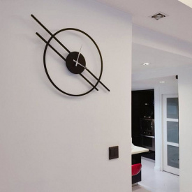 Настенные часы Moku Niiko 38 x 38 см Черные