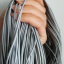 Шнурок-резинка круглый Luxyart диаметр 3 мм 200 метров Серый (Р3-215) Черкаси
