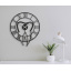 Настенные часы Moku Teeth 48 x 48 см Черные Киев