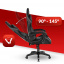 Комп'ютерне крісло HC-1003 Black Тканина Гайсин