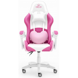 Комп'ютерне крісло Hell's Rainbow Pink тканина