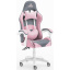 Комп'ютерне крісло Hell's Rainbow Pink-Gray тканина Дніпро