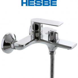 Смеситель для ванны короткий нос HESBE ALEX EURO (Chr-009)