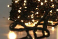 Светодиодная гирлянда Lampiki на 500 LED теплая белая 8 режимов от сети для помещения и улицы под накрытием