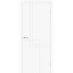 Полотно дверне Cortex ГЕОМЕТРІЯ 05 "ДВЕРІ УКРАЇНА" 600мм silk matt білий ГЛУХЕ (40мм) Винница