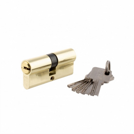 Циліндр цинк FZB 60мм (5кл, к/к) ключ-ключ лазерний АВ бронз 13-07