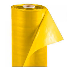 Плівка п/е рукав жовта теплична (строго рулон) 120Мк/3,0м/50м/п рулон (ГОСТ)