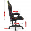Комп'ютерне крісло Hell's Chair HC-1004 Black LED (тканина) Новониколаевка