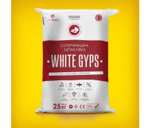 Шпаклевка суперфинишная гипсовая WHITE GYPS (25 кг)
